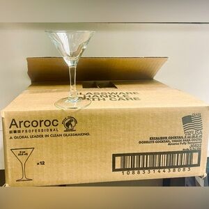 Arcoroc 3oz Professional Clear Glass Martini Glass 12 Pieces
